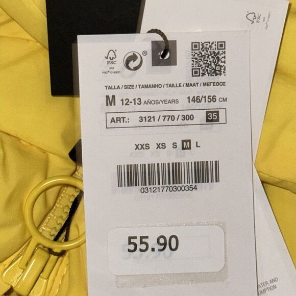 ZARA Kids | Yellow | ALASTAIR MCKIMN PUFFERT VEST - Picture 5 of 5